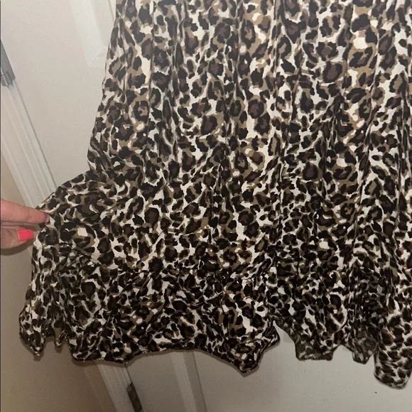 Leopard Print Sleeveless Dress - Picture 4 of 7